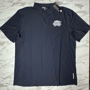 Loogaroo Navy Blue Men's Polo Shirt Milwaukee Admirals